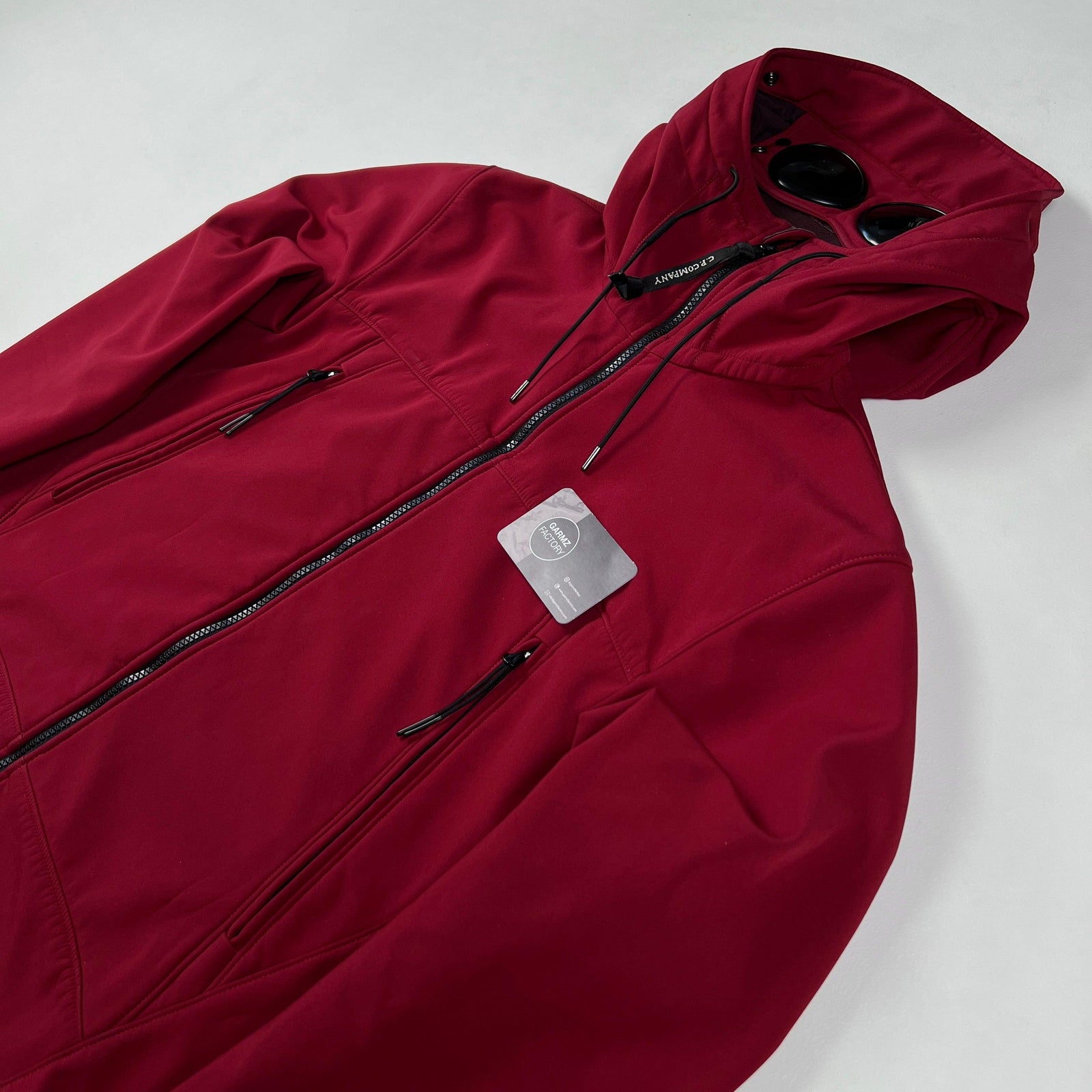 Stone Island Goggle Soft Shell Jacket Red – Garmz Factory