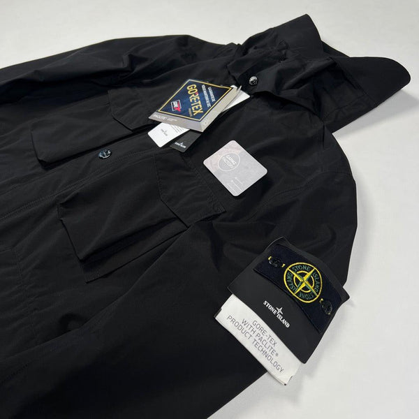 Stone Island - Gore-Tex Paclite Hooded Jacket Black