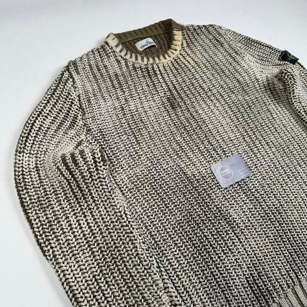 Stone island cable knit jumper cheap