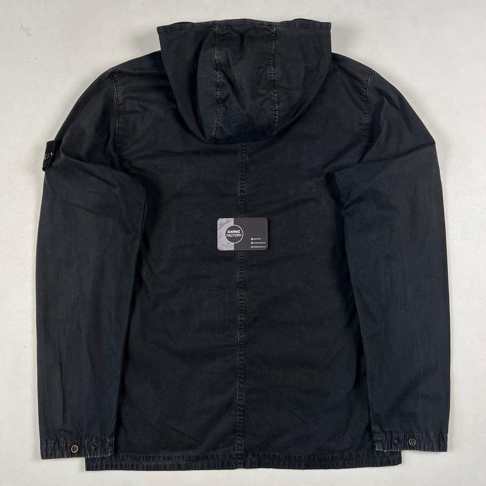 Stone Island hooded overshirt black – Garmz Factory