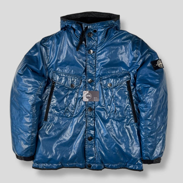 Stone Island Ice Jacket Blue Garmz Factory