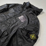 Stone Island - Lamy Flock Hooded Jacket Charcoal
