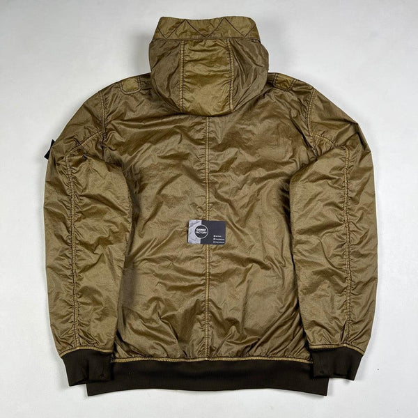 Stone Island - Lamy Flock Hooded Jacket Mustard