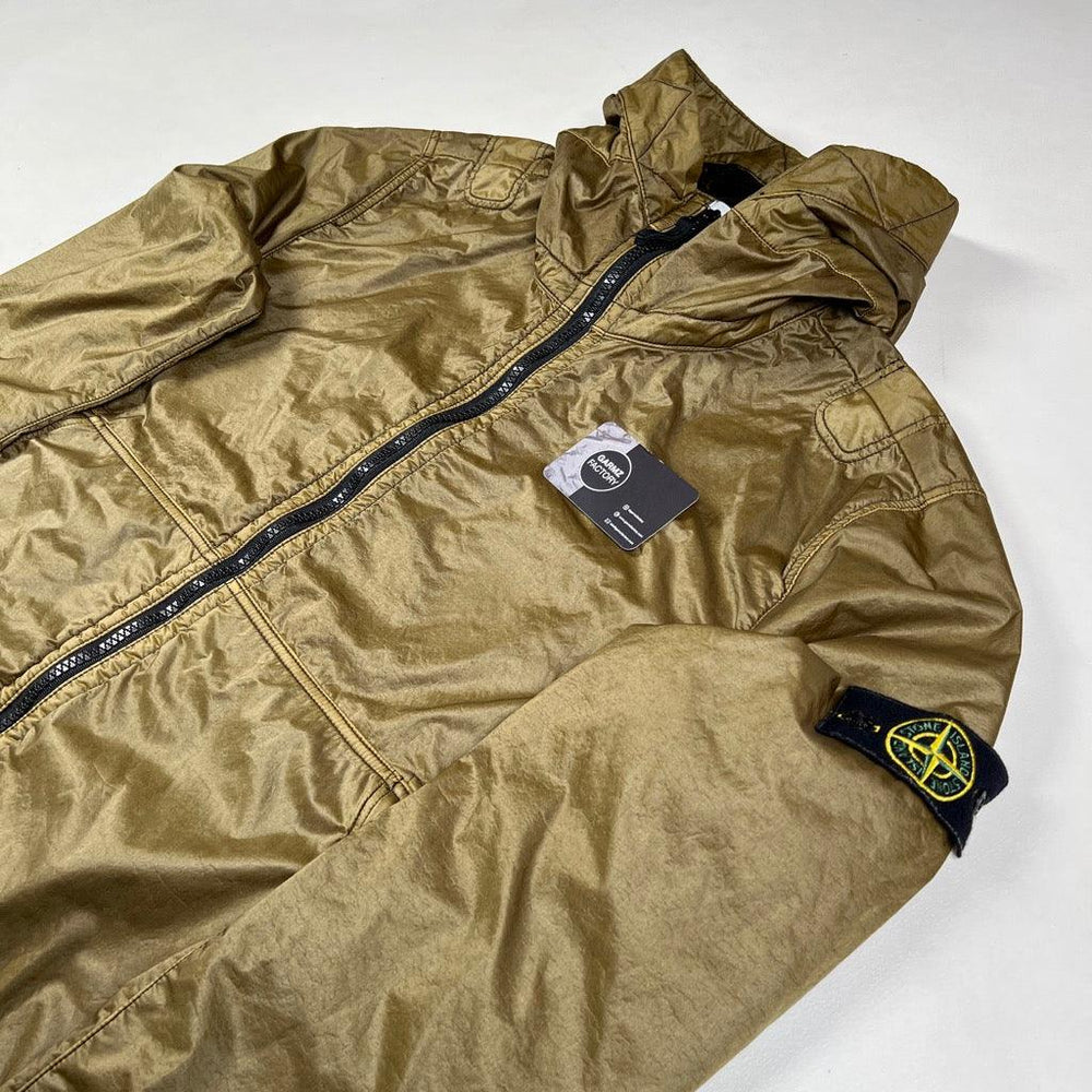 Stone Island Lamy Flock Hooded Jacket Mustard – Garmz Factory
