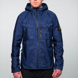 Stone Island - Lamy Flock Hooded Jacket Navy