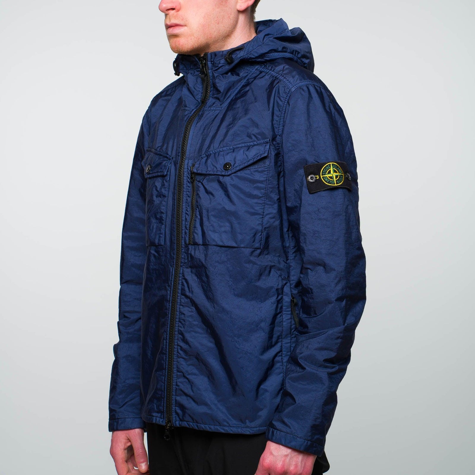 Headfield Stone Island Lamy Flock Hooded Jacket Stone Island Lamy