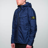 Stone Island - Lamy Flock Hooded Jacket Navy