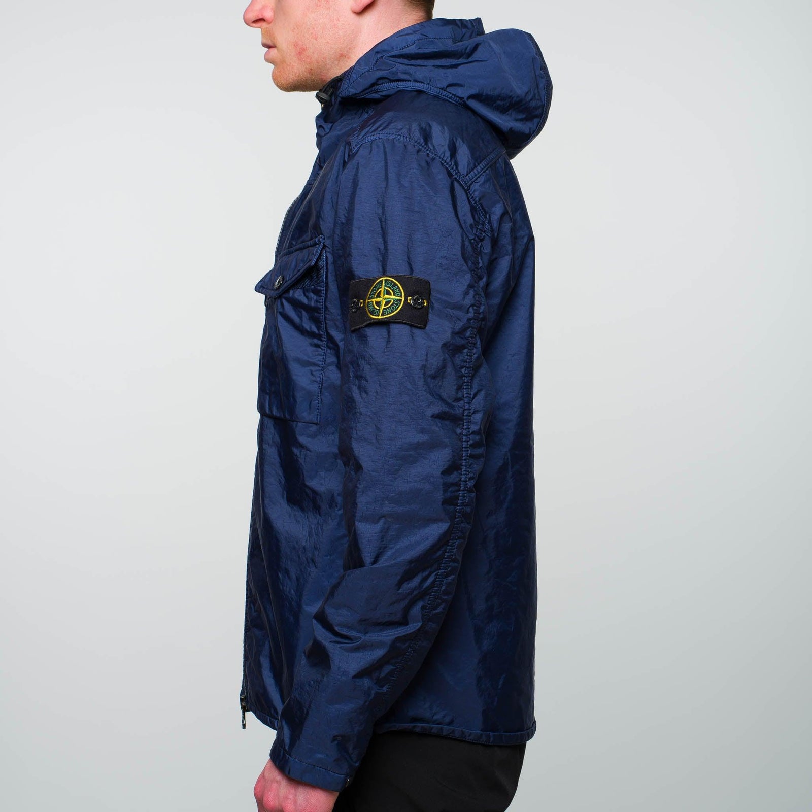 Stone Island Windbreaker Navy Stone Island SS 2018 Nylon Metal