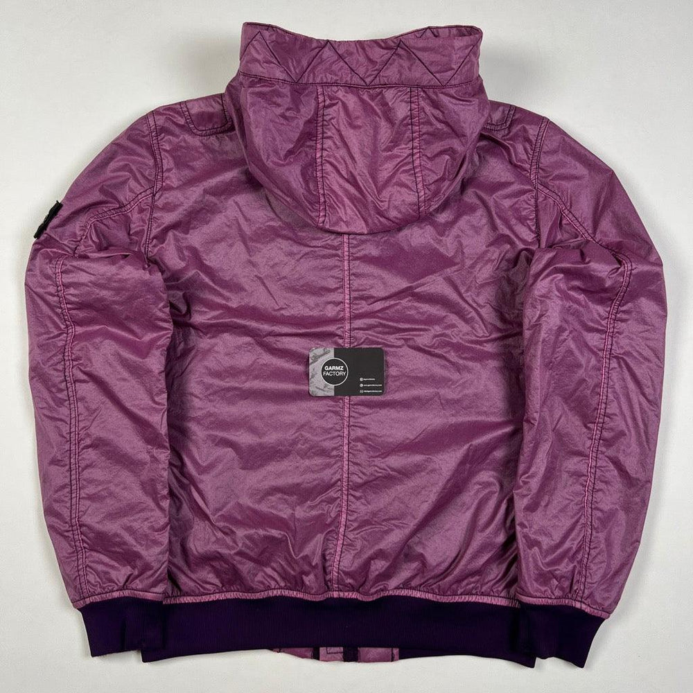 Stone Island Lamy Flock Hooded Jacket Purple – Garmz Factory