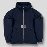 Stone Island - Light Soft Shell-R Hooded Jacket Navy