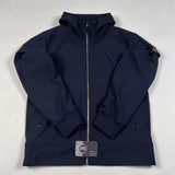 Stone Island - Light Soft Shell-R Hooded Jacket Navy