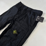 Stone Island - Logo Patch Cargo Trousers Type LO Black