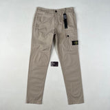 Stone Island - Logo Patch Cargo Trousers Type RE-T Beige