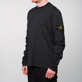 Stone Island - Long Sleeve T-shirt Washed Black
