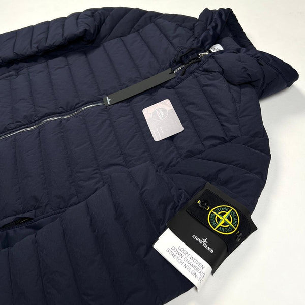 Stone Island - Loom Woven Down Jacket Navy