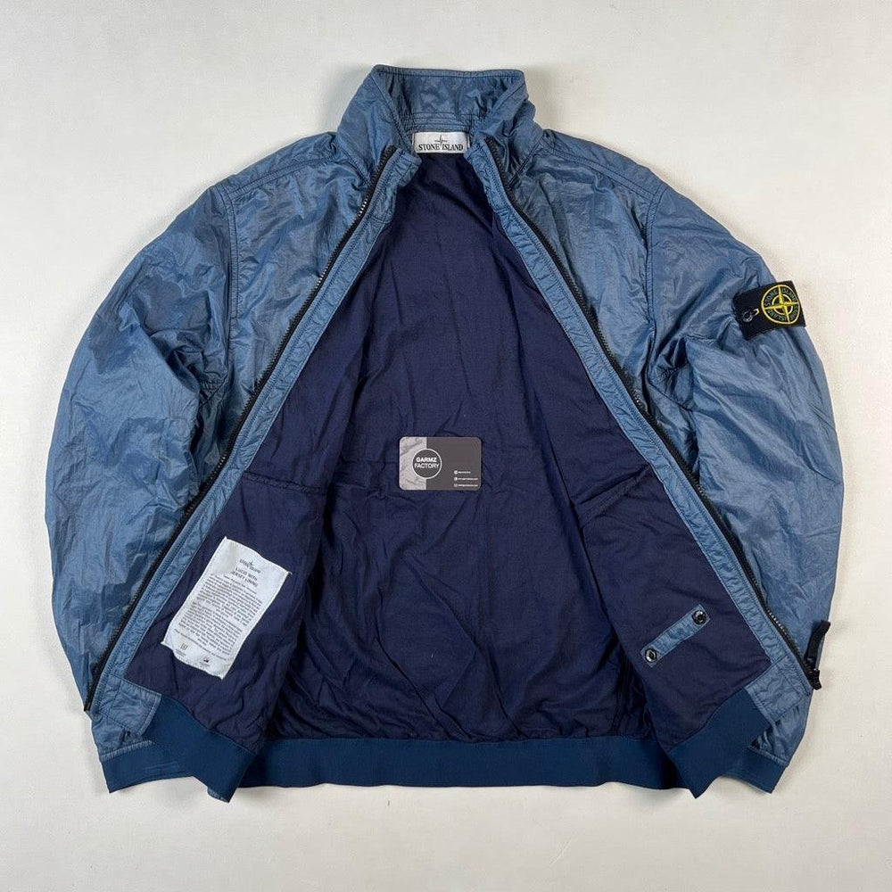 トップス STONE ISLAND setup Stone Island Lucid Jacket with Jersey Lining Blue – Garmz