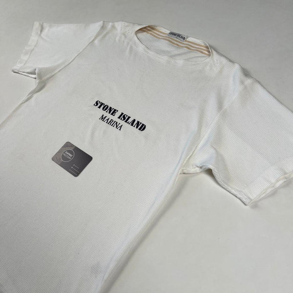 stone Island - Marina Wide Neck T-Shirt White