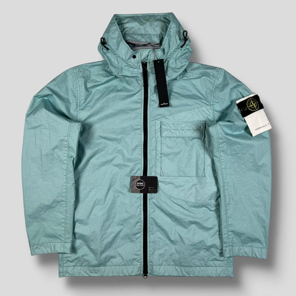 Stone Island - Membrana 3L Tc Hooded Jacket Light Blue