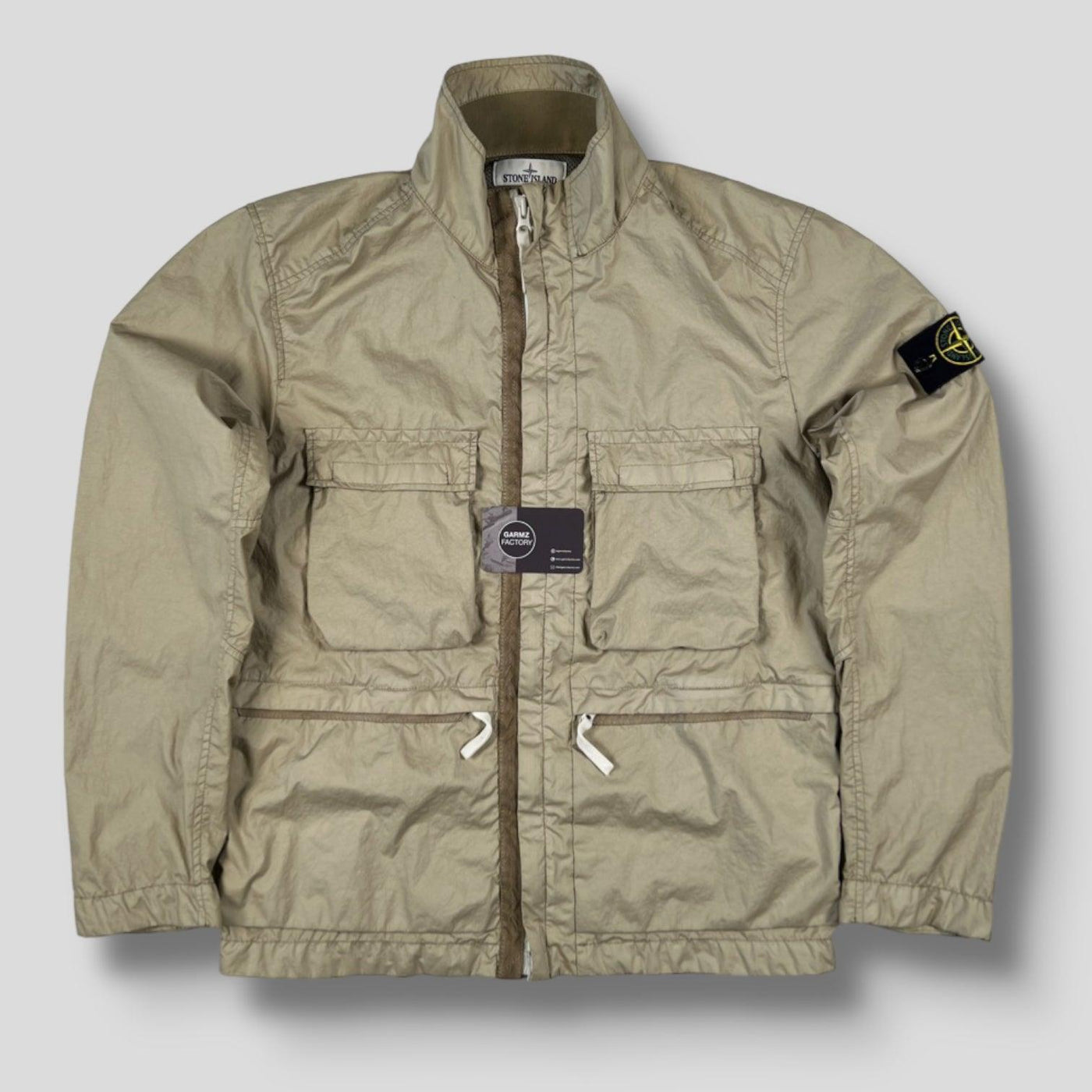 Stone Island Membrana 3L Tc Jacket Beige – Garmz Factory