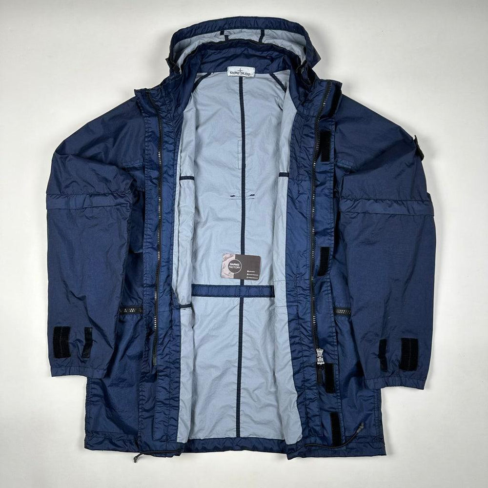 Stone Island Membrana 3L TC Parka Blue – Garmz Factory