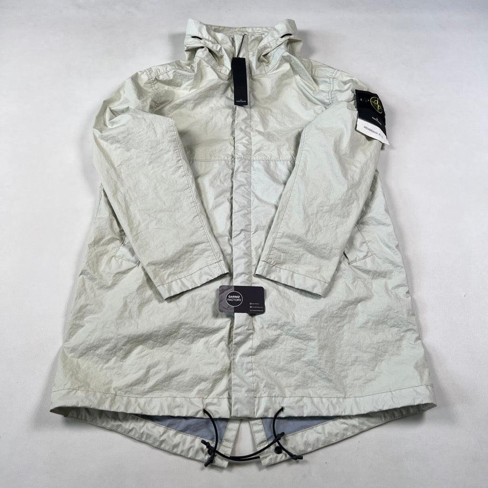 「最終価格」STONE  MEMBRANA 3L TC ホワイト Stone Island Membrana 3L TC Parka Jacket Biege – Garmz Factory