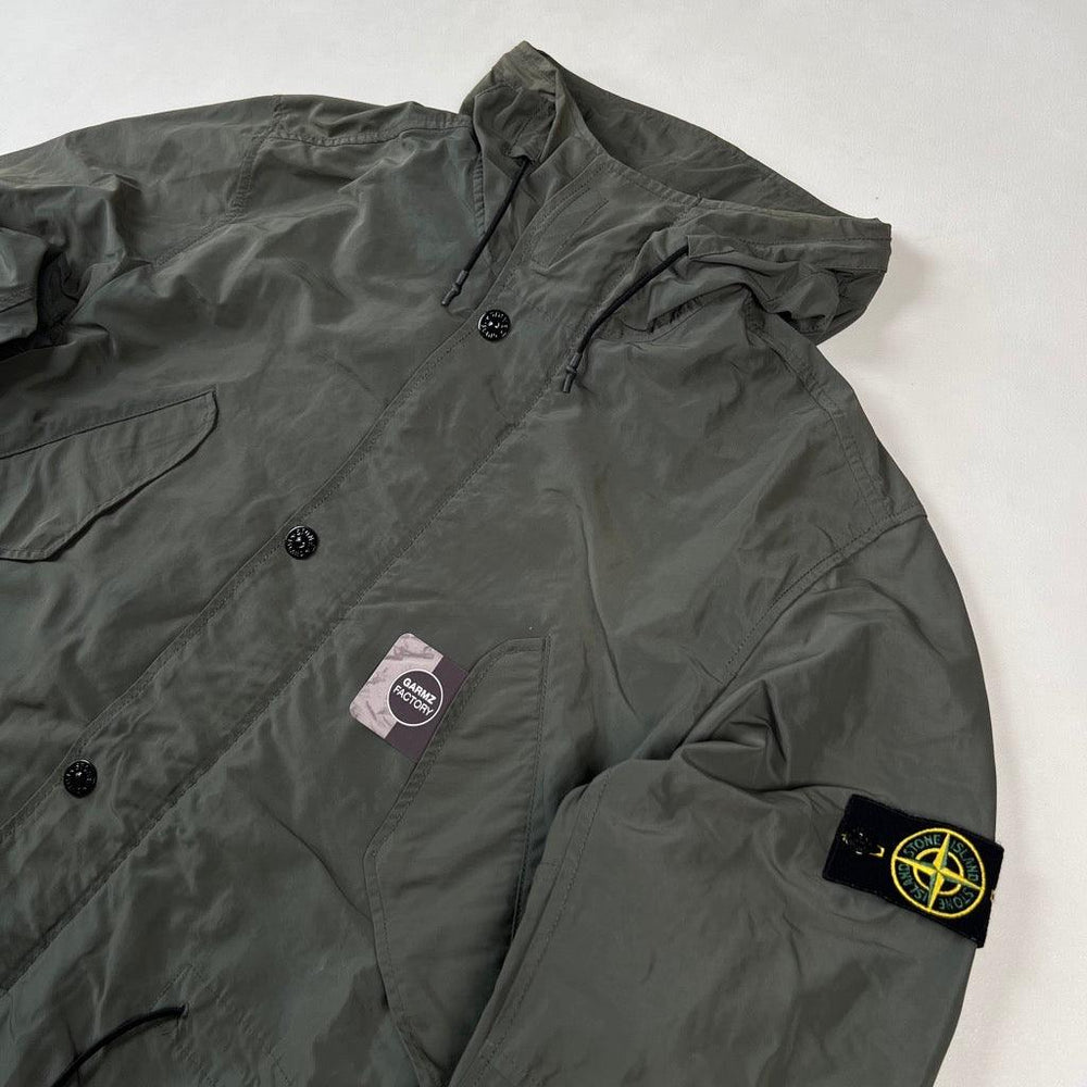 Stone Island Micro Reps Hooded Parka Grey – Garmz Factory