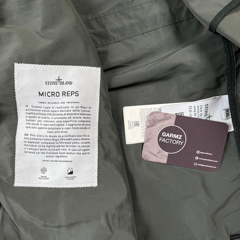 Stone Island Micro Reps Hooded Parka Grey – Garmz Factory