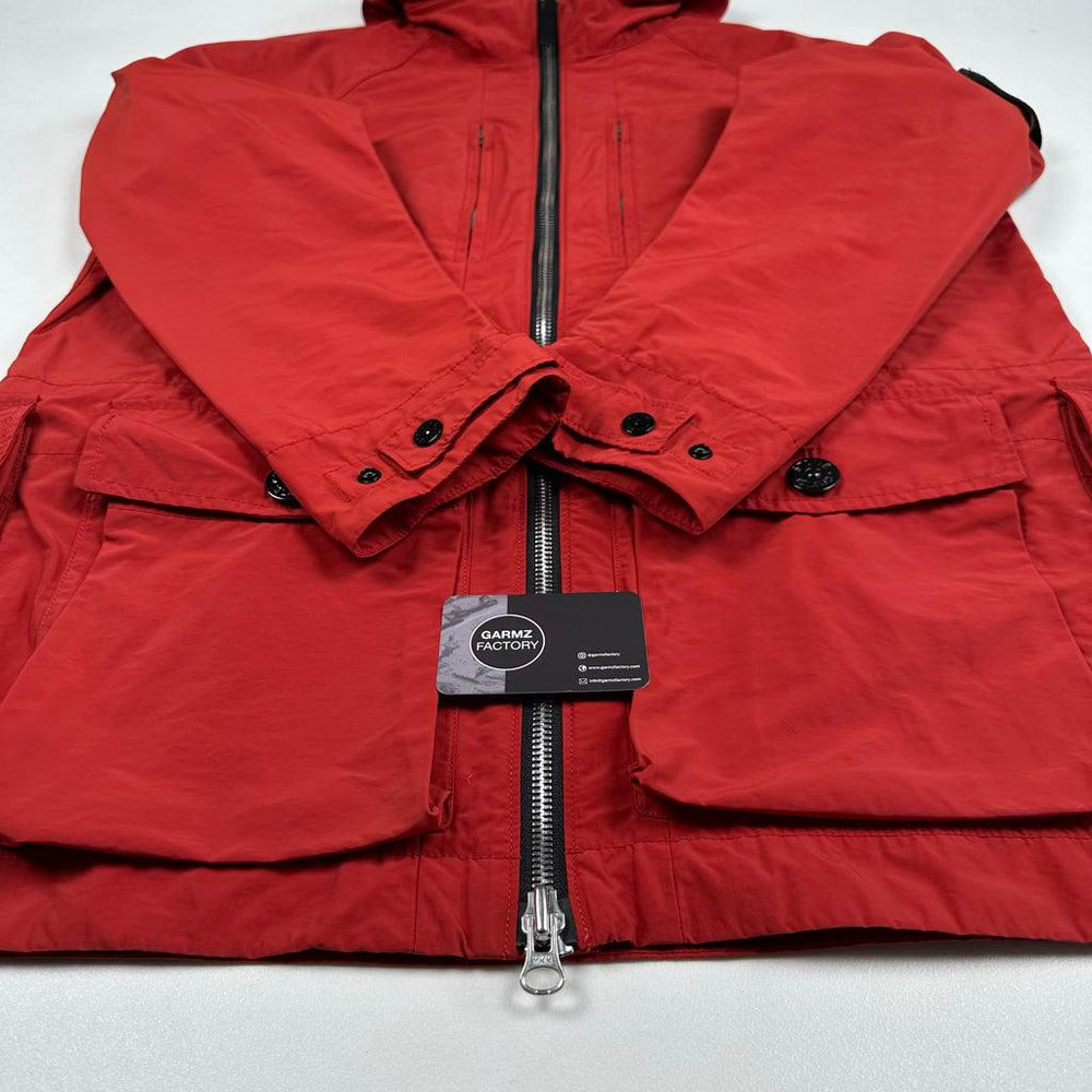 Stone Island Micro Reps Parka Jacket Red – Garmz Factory
