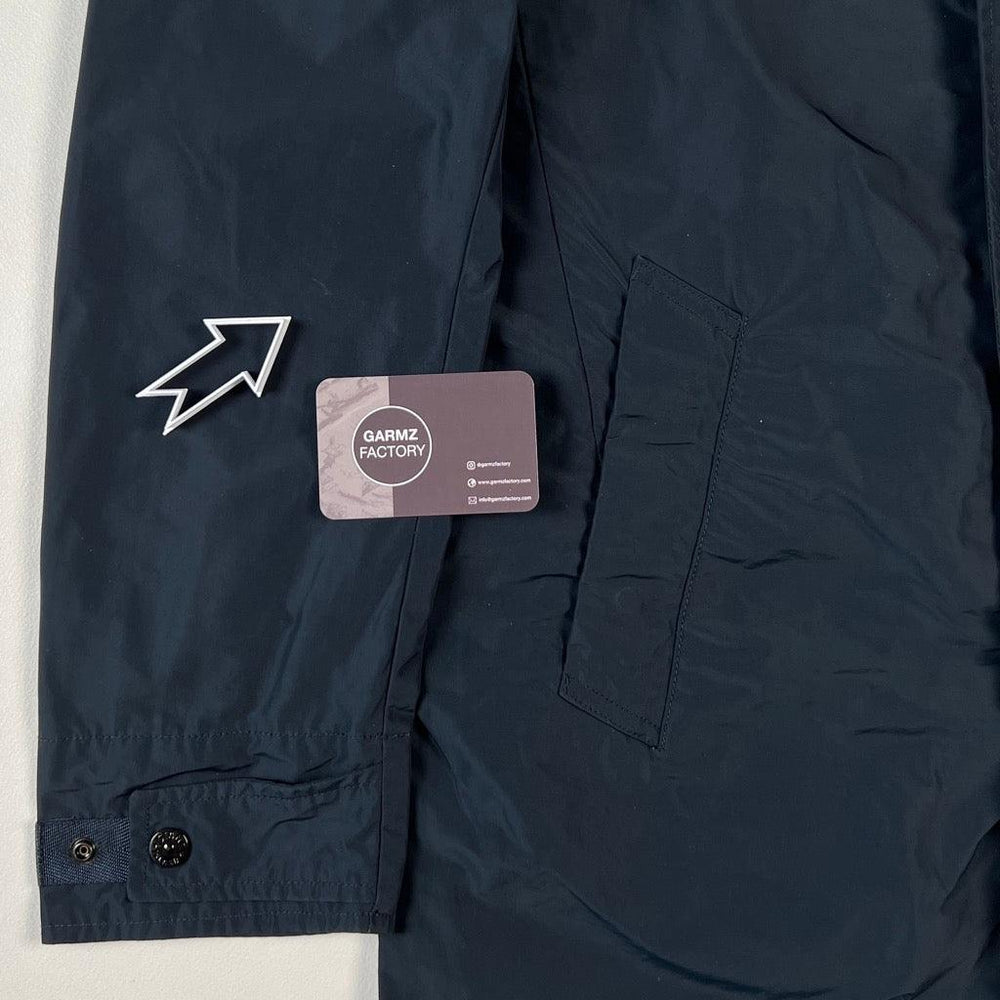Stone Island Micro Reps Trench Coat Navy – Garmz Factory 