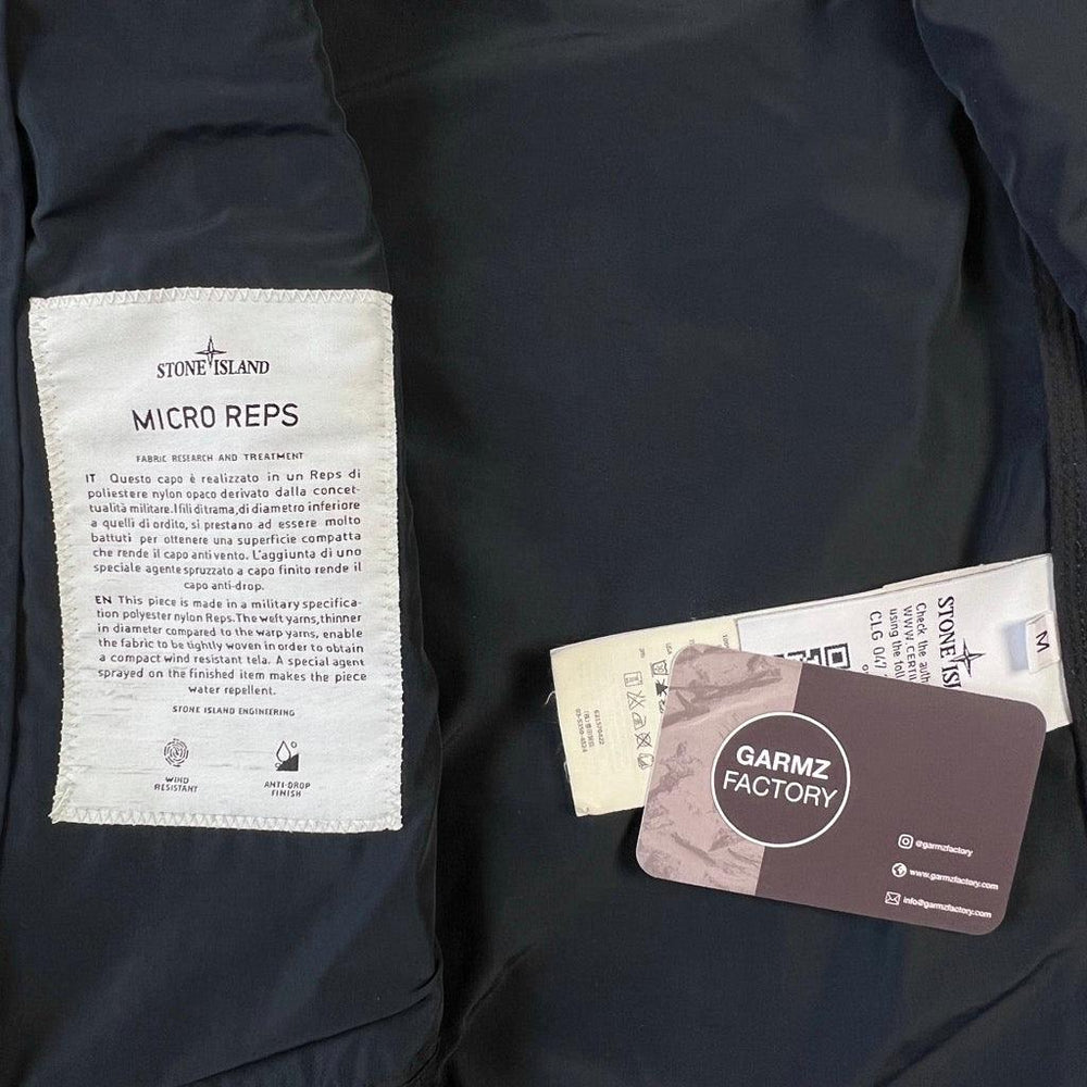 Stone Island Micro Reps Trench Coat Navy – Garmz Factory