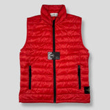 Stone Island - Micro Ripstop Down Gilet Red