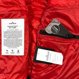 Stone Island - Micro Ripstop Down Gilet Red