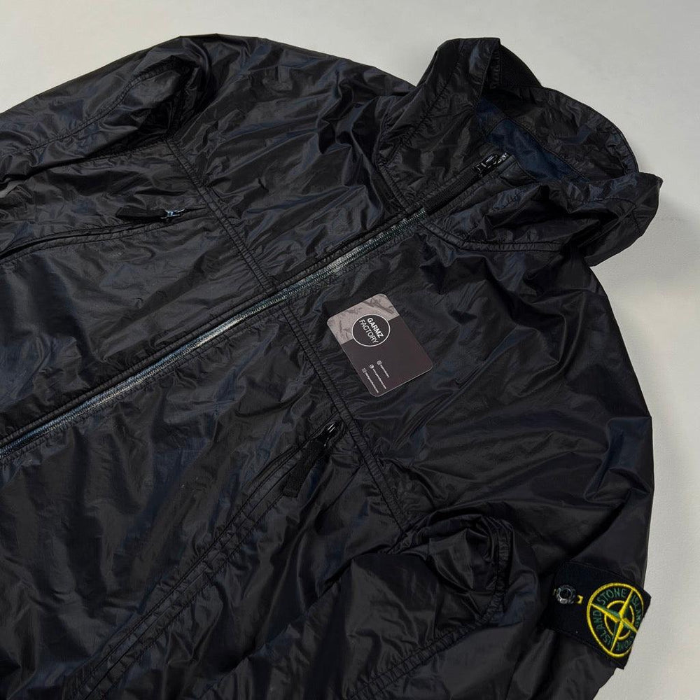 Stone Island Micro Ripstop Tyvek Shield Jacket Black – Garmz Stone Island Micro Ripstop Tyvek Shield Jacket Black – Garmz