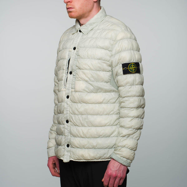 Stone Island - Micro Yarn Down Overshirt Mint