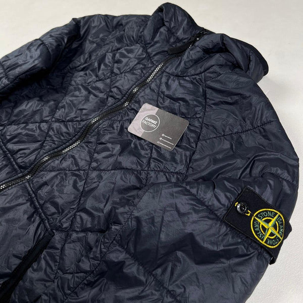 Stone Island - Micro Yarn Quilted jacket navy