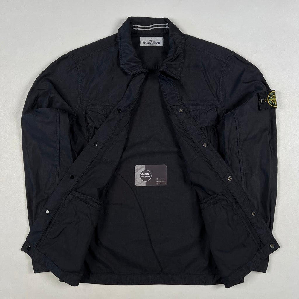 Stone Island Multi-Pocket Snap Overshirt Black – Garmz Factory