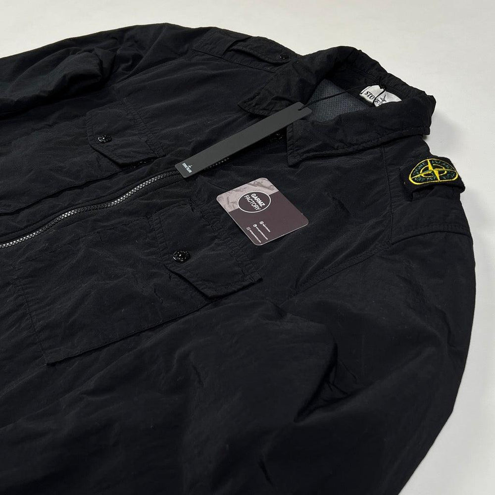 ジャケット・アウター STONE  OVER SHIRT NASLAN LIGHT STONE ISLAND AW22 NASLAN LIGHT ZIP OVERSHIRT (L) - Jazzy Badger