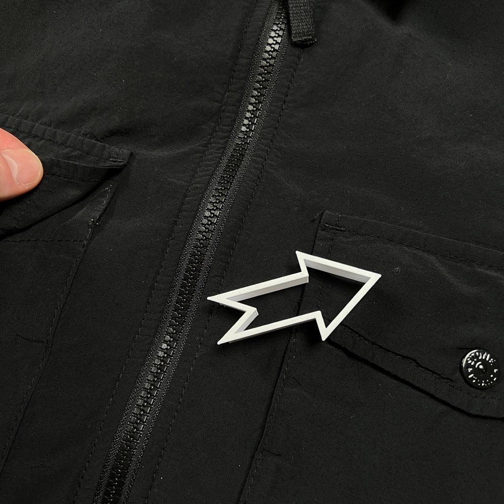 Stone Island Naslan Light Nylon Overshirt Black Garmz Factory