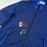 Stone Island - Nylon Blend Hooded Zip Sweatshirt Blue