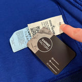 Stone Island - Nylon Blend Hooded Zip Sweatshirt Blue