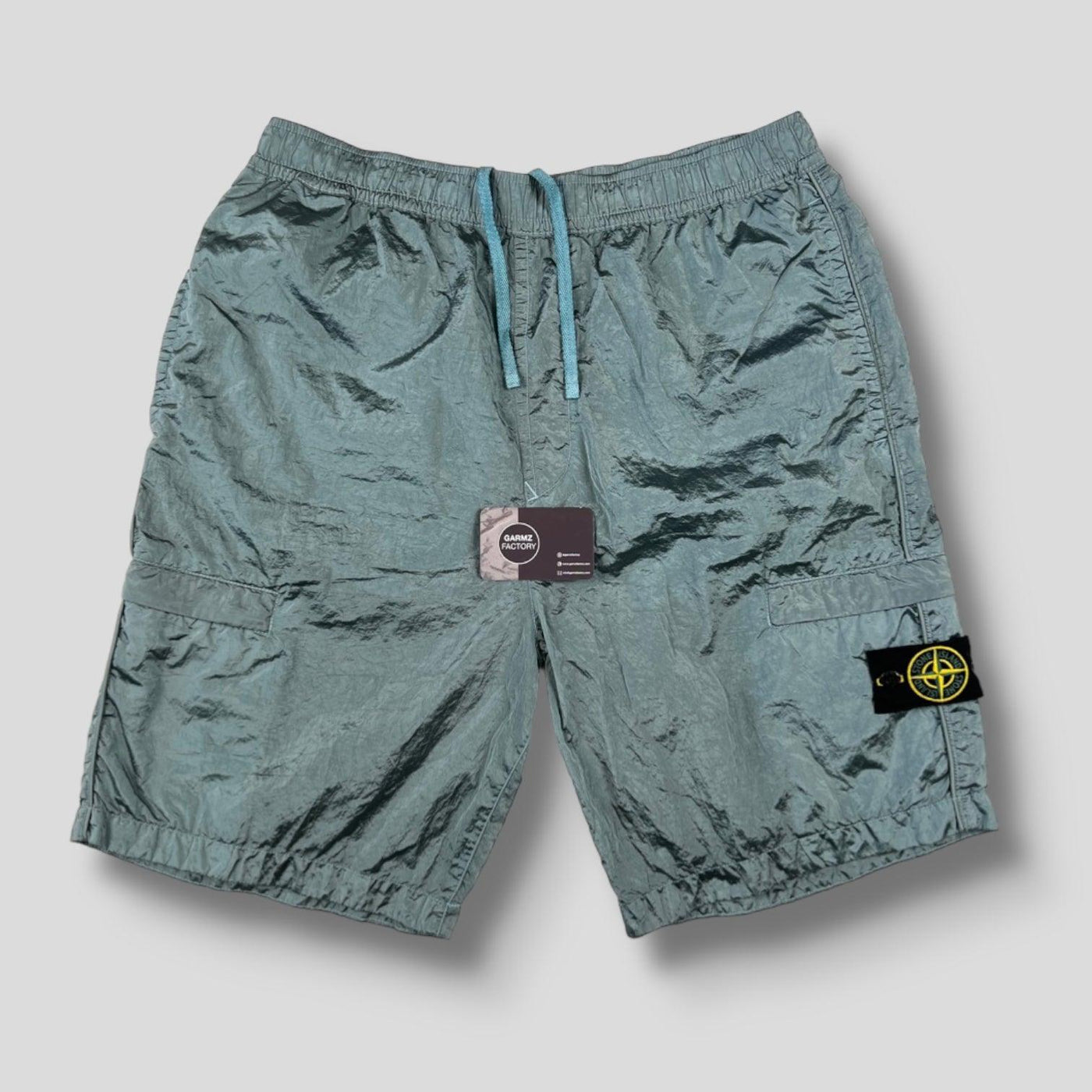 Stone Island Nylon Metal Cargo Shorts Blue – Garmz Factory