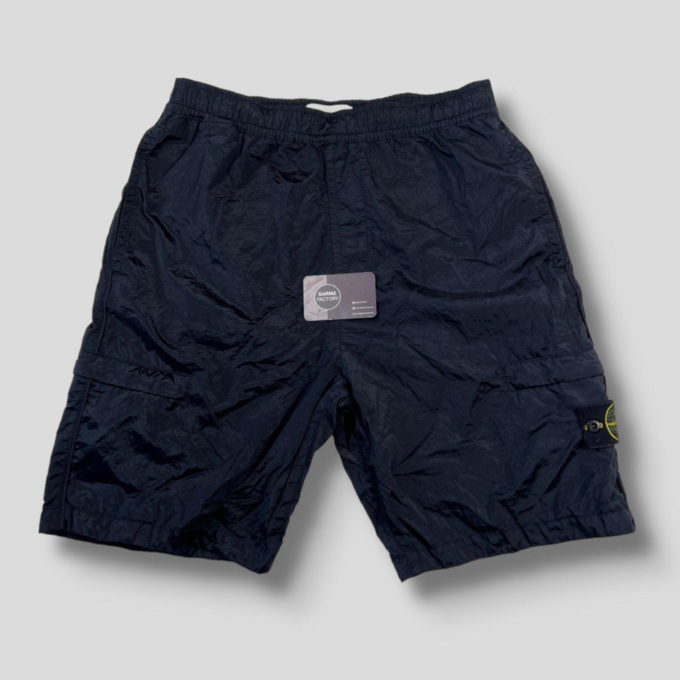 Stone Island Nylon Metal Cargo Shorts Navy – Garmz Factory