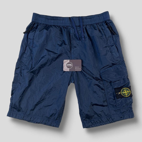 Stone Island - Nylon Metal Cargo Shorts Type RE Blue