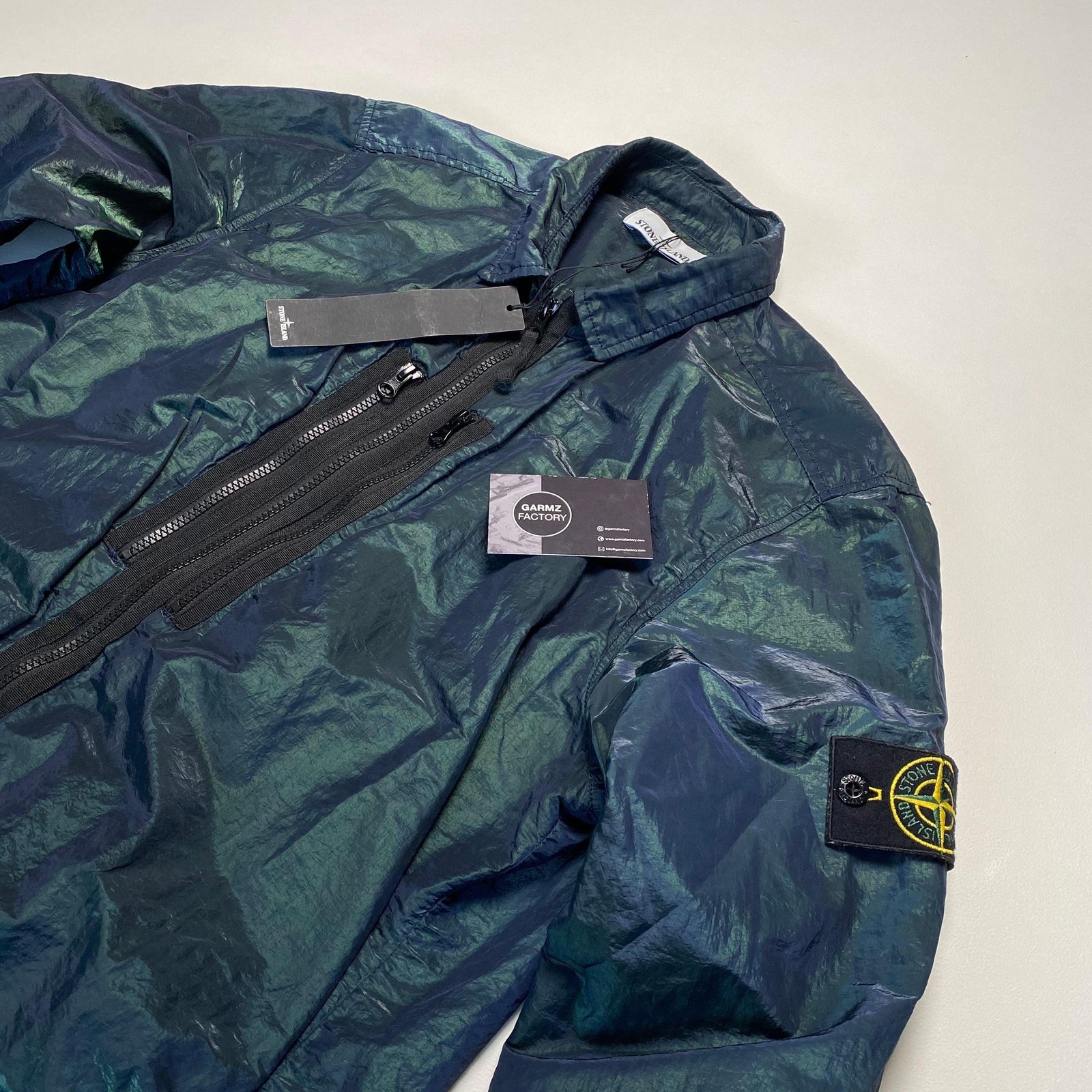 Stone Island Nylon Metal Colour Weft Overshirt – Garmz Factory