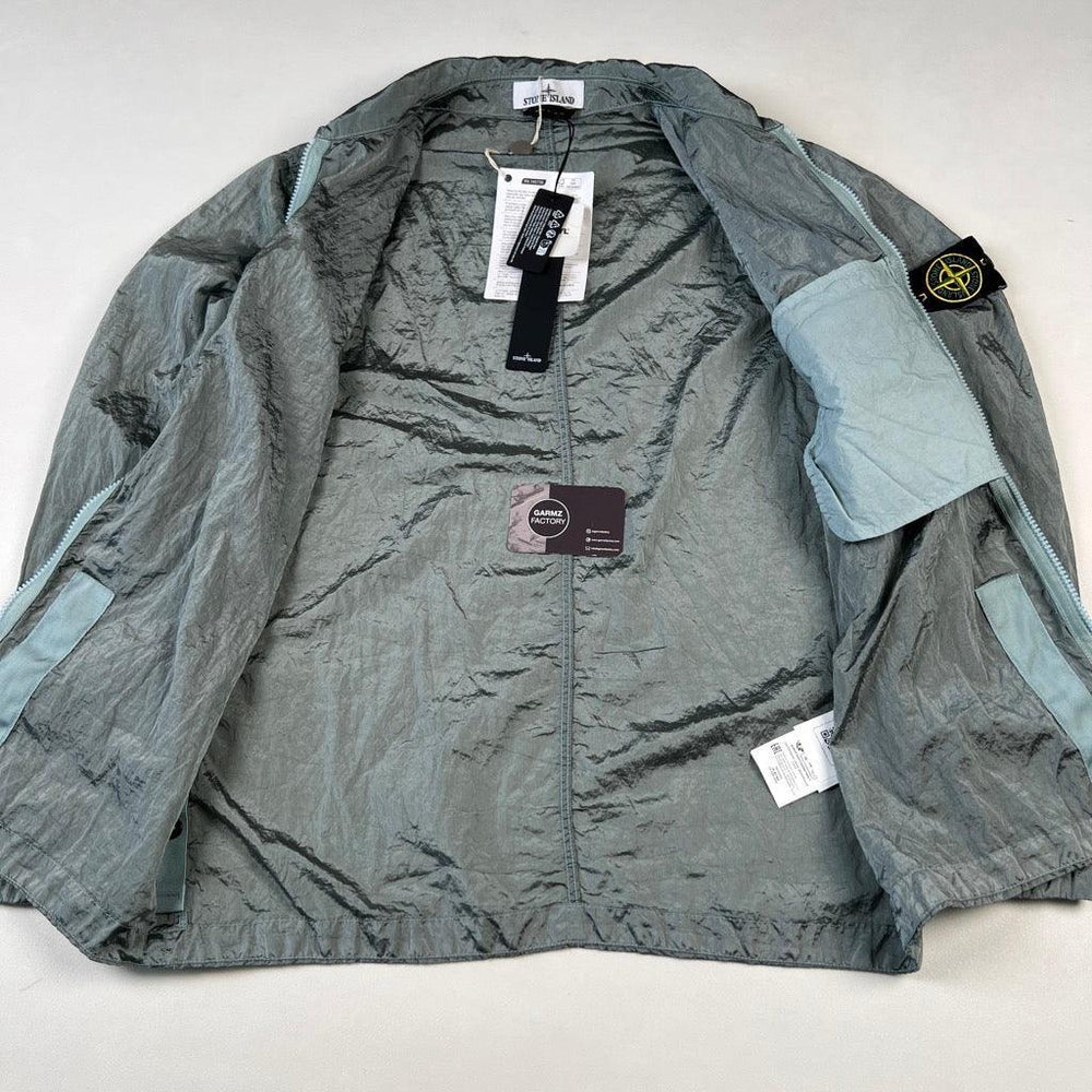 Stone Island Nylon Metal Econyl Overshirt Blue – Garmz Factory