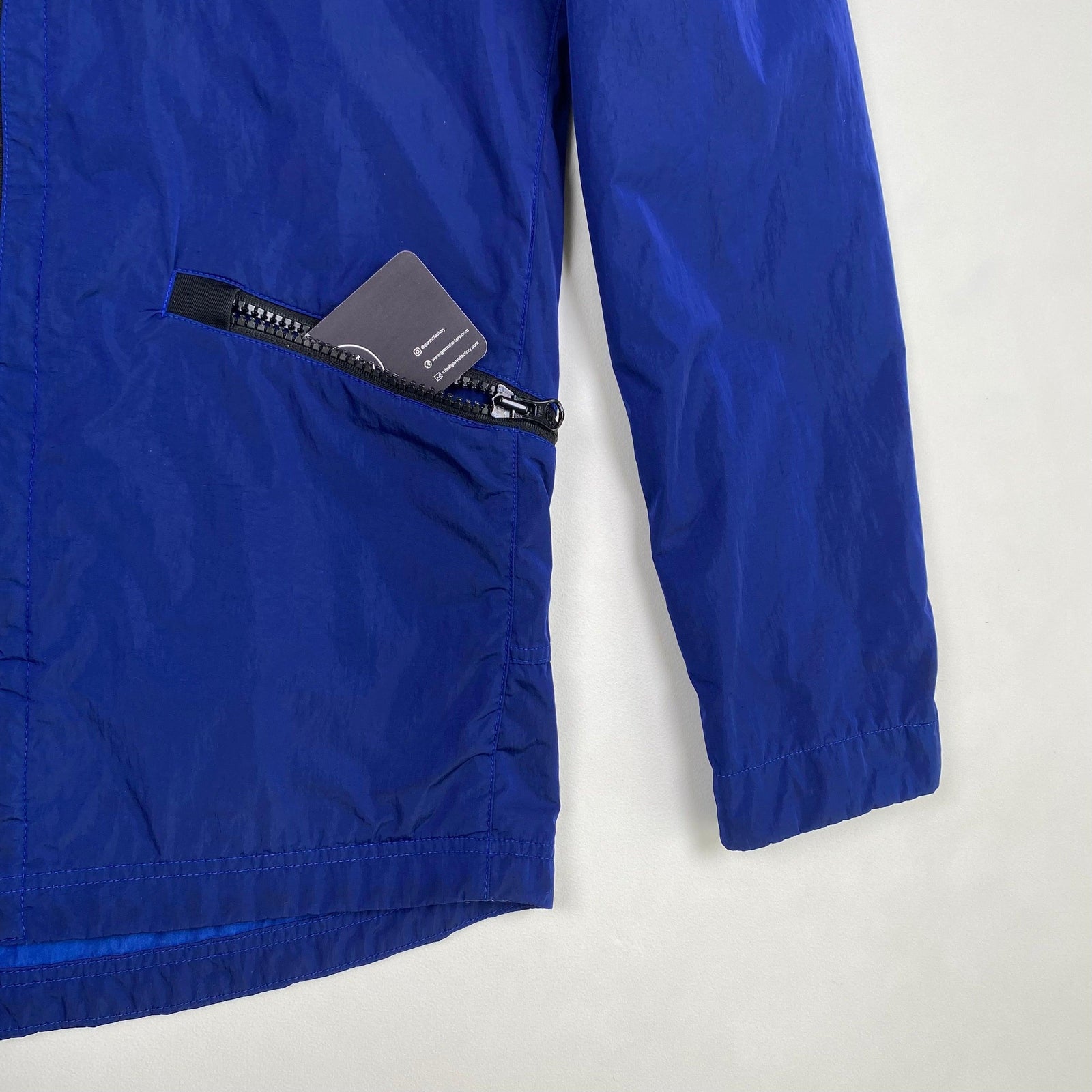 Stone Island Nylon Metal Flock Jacket Blue – Garmz Factory