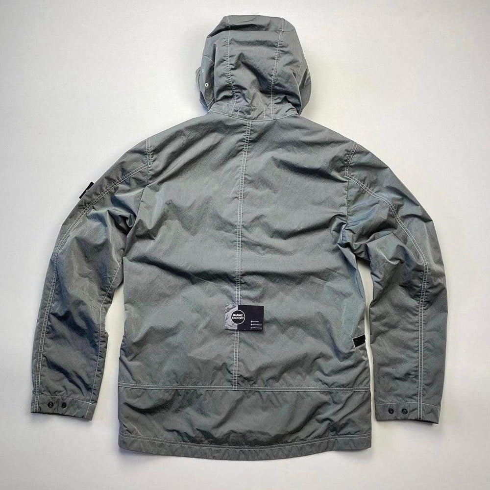 Stone Island Nylon Metal Flock Jacket SIlver – Garmz Factory Stone Island Nylon Metal Flock Jacket SIlver – Garmz Factory