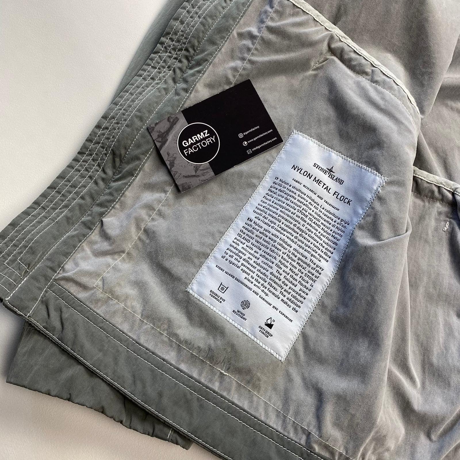 Stone Island Nylon Metal Flock Jacket SIlver – Garmz Factory