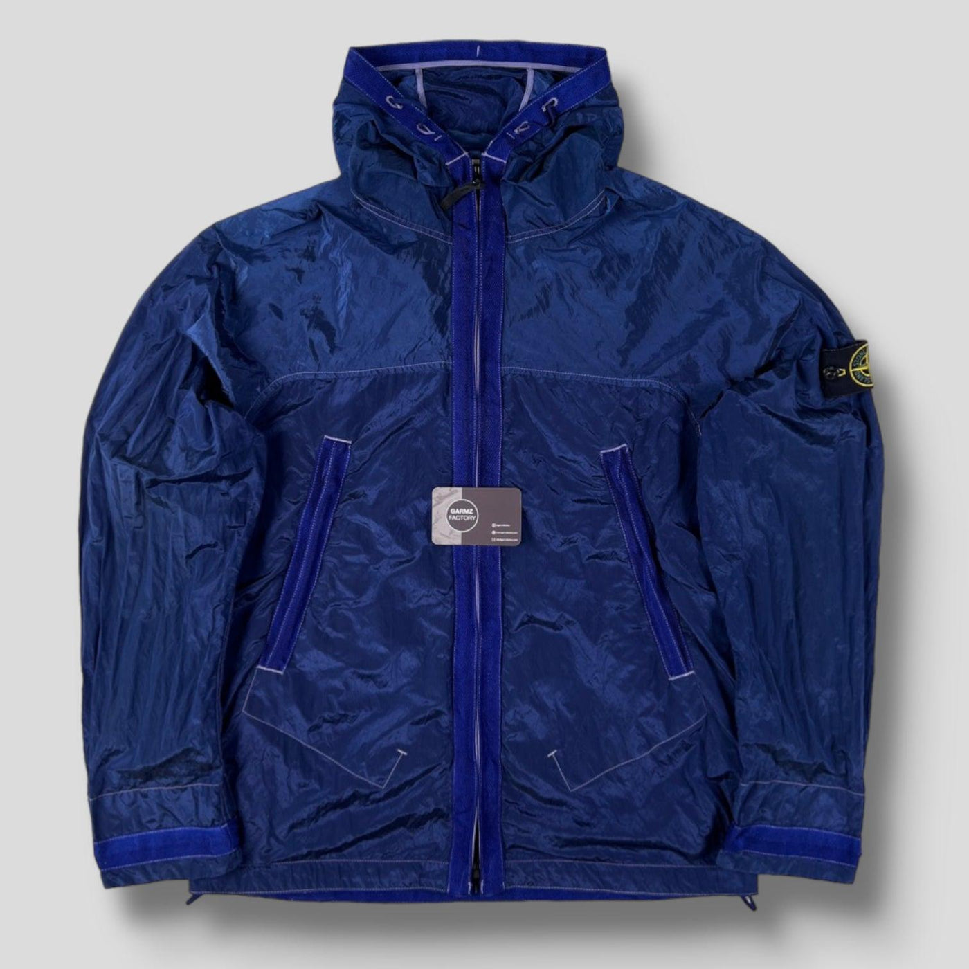 stone  nylon jacket 00s アーカイブ Metallic Run Proof Nylon Jacket | GATE