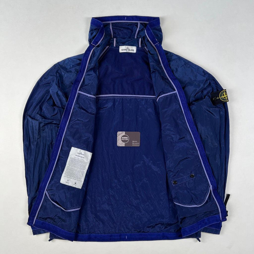 Stone Island Nylon Metal Hooded Jacket Blue – Garmz Factory